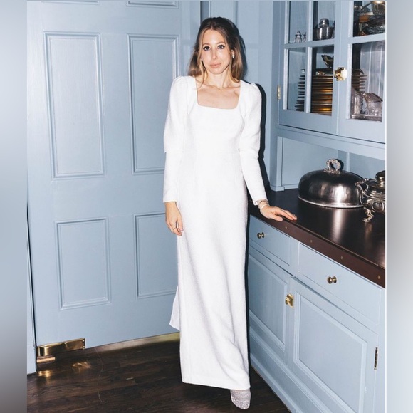 Antonio Melani x Born on Fifth Grace Long Sleeve Bow Detail Dress Size 4 NWT - Picture 2 of 9